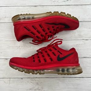 Nike Men’s Air Max 2015 Size 10 ‘University Red’ Shoes [806771-601]